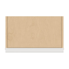 J&K Pure B5 Wall Glass Cabinet - 21" W x 30" H (No Glass Insert)