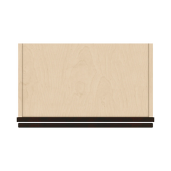 J&K Espresso K8 Wall Glass Cabinet - 21" W x 30" H (No Glass Insert)