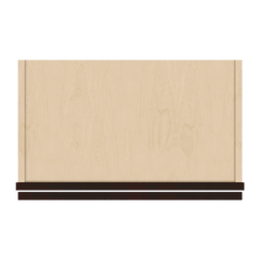 J&K Java Coffee S1 Wall Glass Cabinet - 21" W x 30" H (No Glass Insert)