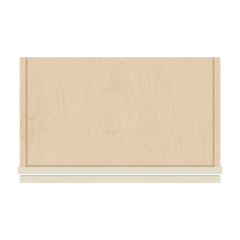 J&K Pearl Glazed H9 Wall Glass Cabinet - 21" W x 30" H (No Glass Insert)