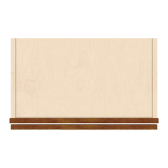 J&K Mocha Glazed K10 Wall Glass Cabinet - 21" W x 30" H (No Glass Insert)