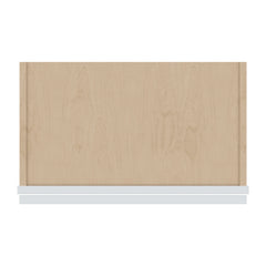 J&K White Shaker S8 Wall Glass Cabinet - 21" W x 30" H (No Glass Insert)
