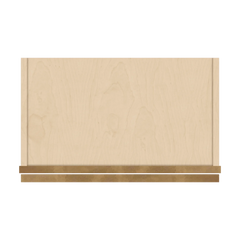 J&K Butterscotch B8 Wall Glass Cabinet - 21" W x 30" H (No Glass Insert)
