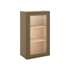 J&K Hazel H8 Wall Glass Cabinet - 21" W x 36" H (No Glass Insert)