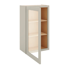 J&K Pebble B6 Wall Glass Cabinet - 21" W x 36" H (No Glass Insert)