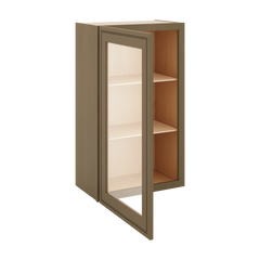 J&K Hazel H8 Wall Glass Cabinet - 21" W x 36" H (No Glass Insert)