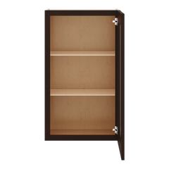 J&K Java Coffee S1 Wall Glass Cabinet - 21" W x 36" H (No Glass Insert)