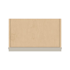 J&K Pebble B6 Wall Glass Cabinet - 21" W x 36" H (No Glass Insert)