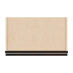 J&K Espresso K8 Wall Glass Cabinet - 21" W x 36" H (No Glass Insert)