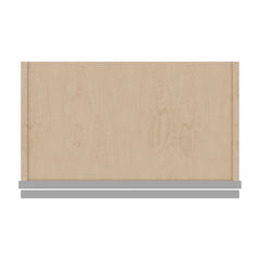 J&K Castle Grey S5 Wall Glass Cabinet - 21" W x 36" H (No Glass Insert)