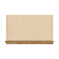 J&K Butterscotch B8 Wall Glass Cabinet - 21" W x 36" H (No Glass Insert)