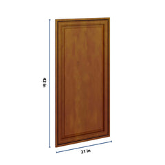 J&K Mocha Glazed K10 Dummy Insert Door Panel 21" W x 42" H