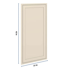 J&K Pearl Glazed H9 Dummy Insert Door Panel 21" W x 42" H