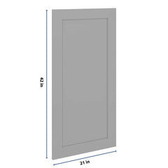 J&K Castle Grey S5 Dummy Insert Door Panel 21" W x 42" H