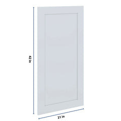 J&K White Shaker S8 Dummy Insert Door Panel 21" W x 42" H