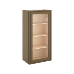 J&K Hazel H8 Wall Glass Cabinet - 21" W x 42" H (No Glass Insert)