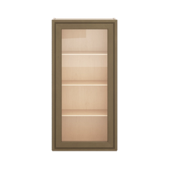 J&K Hazel H8 Wall Glass Cabinet - 21" W x 42" H (No Glass Insert)