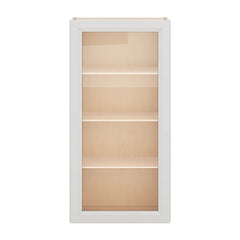 J&K Pure B5 Wall Glass Cabinet - 21" W x 42" H (No Glass Insert)