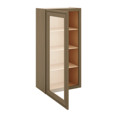 J&K Hazel H8 Wall Glass Cabinet - 21" W x 42" H (No Glass Insert)