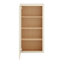 J&K Pearl Glazed H9 Wall Glass Cabinet - 21" W x 42" H (No Glass Insert)