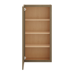 J&K Hazel H8 Wall Glass Cabinet - 21" W x 42" H (No Glass Insert)