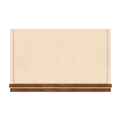 J&K Mocha Glazed K10 Wall Glass Cabinet - 21" W x 42" H (No Glass Insert)
