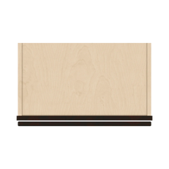 J&K Espresso K8 Wall Glass Cabinet - 21" W x 42" H (No Glass Insert)