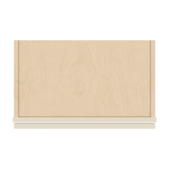 J&K Pearl Glazed H9 Wall Glass Cabinet - 21" W x 42" H (No Glass Insert)