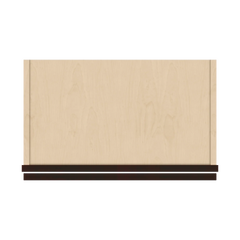 J&K Java Coffee S1 Wall Glass Cabinet - 21" W x 42" H (No Glass Insert)