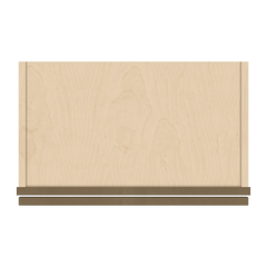 J&K Hazel H8 Wall Glass Cabinet - 21" W x 42" H (No Glass Insert)