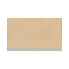 J&K Pebble B6 Wall Glass Cabinet - 21" W x 42" H (No Glass Insert)