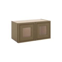J&K Hazel H8 Wall Glass Cabinet - 24" W x 12" H (No Glass Insert)