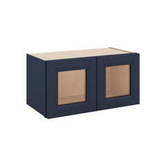 J&K Naval B7 Wall Glass Cabinet - 24" W x 12" H (No Glass Insert)