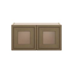 J&K Hazel H8 Wall Glass Cabinet - 24" W x 12" H (No Glass Insert)