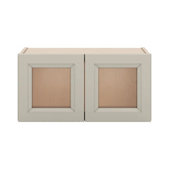 J&K Pebble B6 Wall Glass Cabinet - 24" W x 12" H (No Glass Insert)