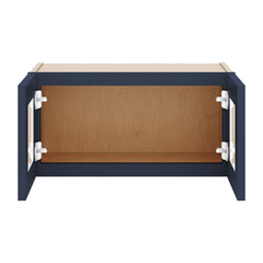 J&K Naval B7 Wall Glass Cabinet - 24" W x 12" H (No Glass Insert)