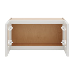 J&K Pure B5 Wall Glass Cabinet - 24" W x 12" H (No Glass Insert)