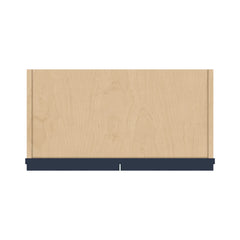 J&K Naval B7 Wall Glass Cabinet - 24" W x 12" H (No Glass Insert)