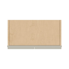 J&K Pebble B6 Wall Glass Cabinet - 24" W x 12" H (No Glass Insert)