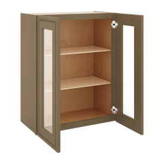 J&K Hazel H8 Wall Glass Cabinet - 24" W x 30" H (No Glass Insert)
