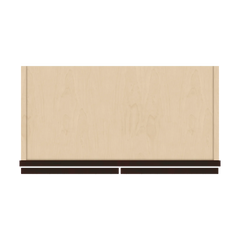 J&K Java Coffee S1 Wall Glass Cabinet - 24" W x 30" H (No Glass Insert)