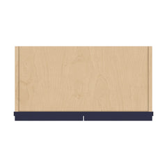 J&K Naval B7 Wall Glass Cabinet - 24" W x 30" H (No Glass Insert)