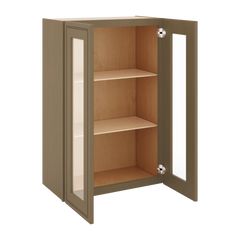 J&K Hazel H8 Wall Glass Cabinet - 24" W x 36" H (No Glass Insert)