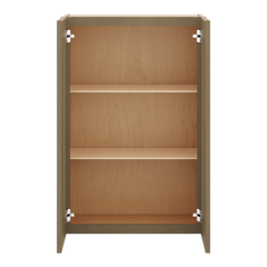 J&K Hazel H8 Wall Glass Cabinet - 24" W x 36" H (No Glass Insert)