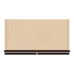 J&K Java Coffee S1 Wall Glass Cabinet - 24" W x 36" H (No Glass Insert)