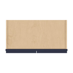 J&K Naval B7 Wall Glass Cabinet - 24" W x 36" H (No Glass Insert)