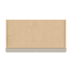 J&K Pebble B6 Wall Glass Cabinet - 24" W x 36" H (No Glass Insert)