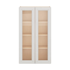 J&K Pure B5 Wall Glass Cabinet - 24" W x 42" H (No Glass Insert)