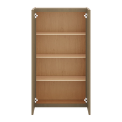 J&K Hazel H8 Wall Glass Cabinet - 24" W x 42" H (No Glass Insert)