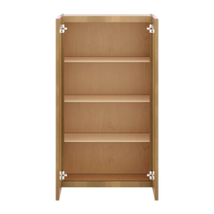 J&K Butterscotch B8 Wall Glass Cabinet - 24" W x 42" H (No Glass Insert)
